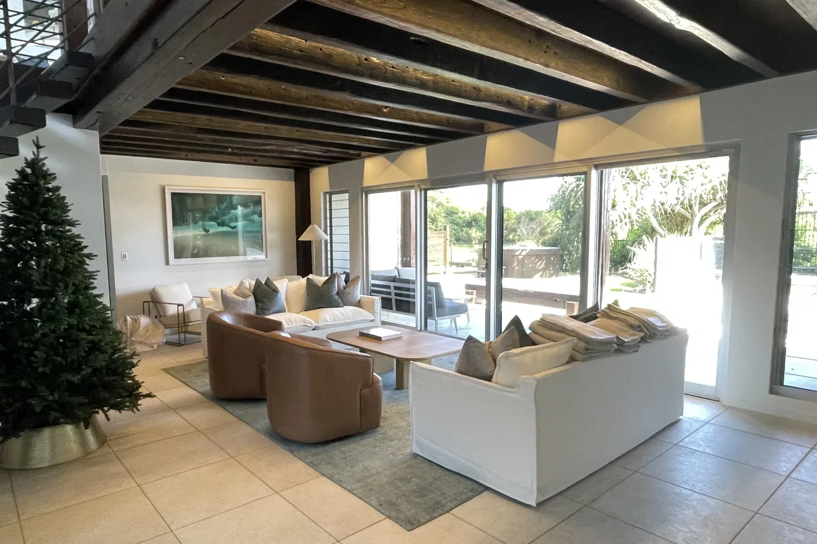 Second lounge at the Rocky Point Road home