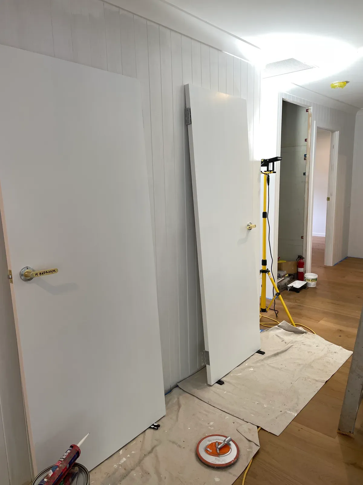 Main Arm Road — progress photo.