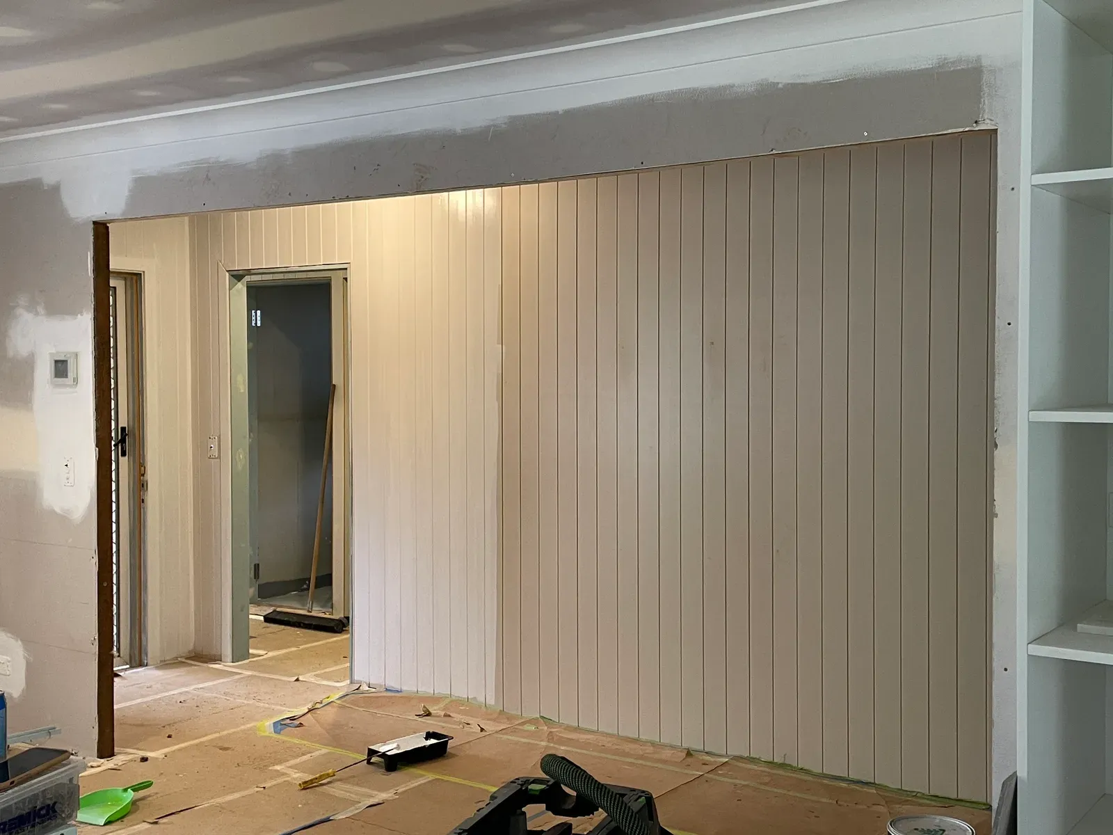Main Arm Road — progress photo.